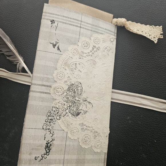 🌿 Handmade Vintage-Style Art Portfolio • Junk Journal Supply Kit ✂️✨ - Picture 4 of 8